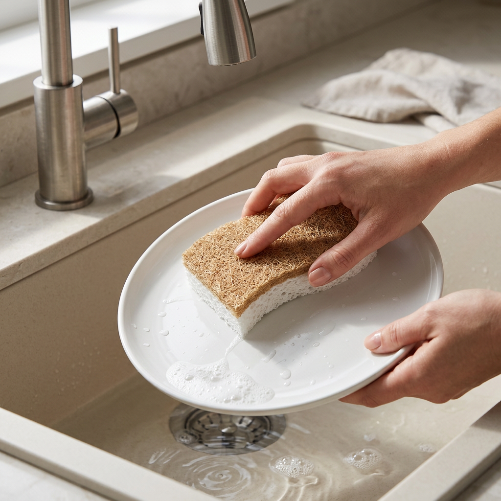 Plant-Based Kitchen Sponges - 12 Pack