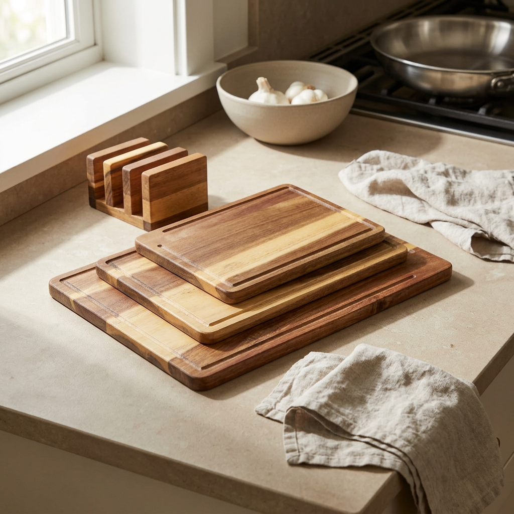 Acacia Chopping Board Trio