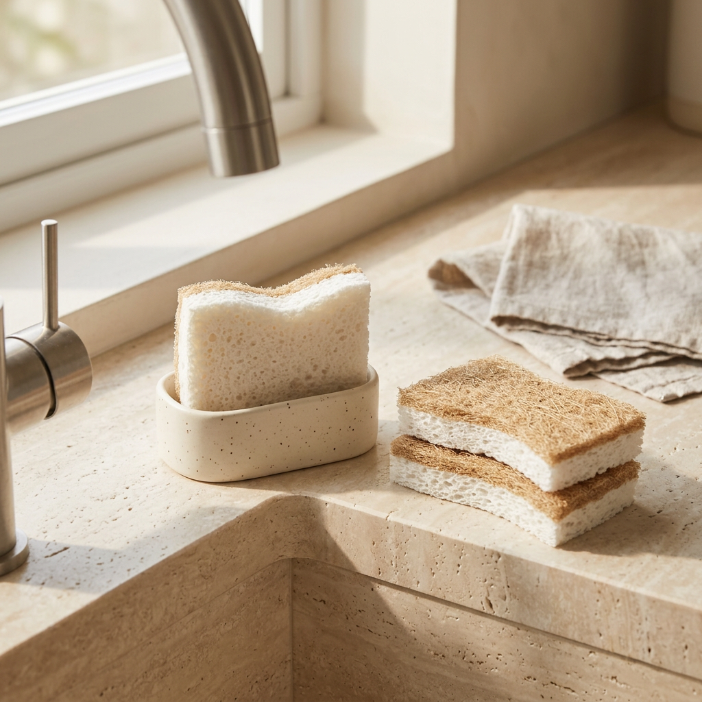 Plant-Based Kitchen Sponges - 12 Pack