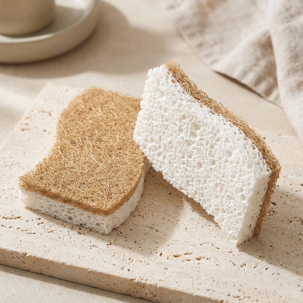 Plant-Based Kitchen Sponges - 12 Pack