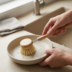 Bamboo Dish Scrub with Replacement Head